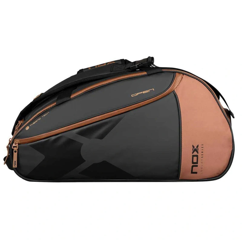 bolsa padel nox luxury open con compartimentos organizados