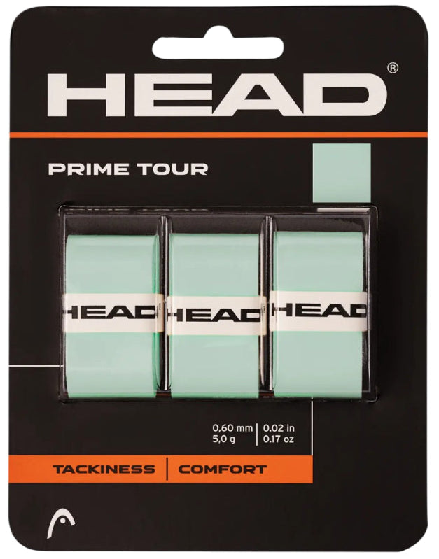 overgrip head prime tour verde menta con alta adherencia y confort