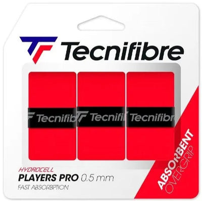  overgrip tecnifibre players pro rojo paquete x3 para raquetas tenis
