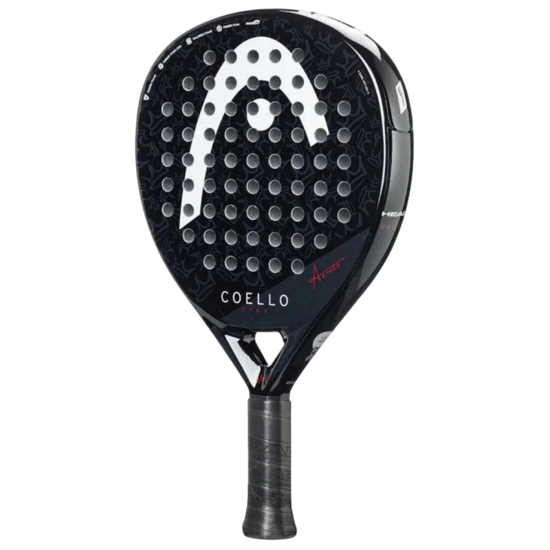 pala padel head coello vibe forma lágrima color negro