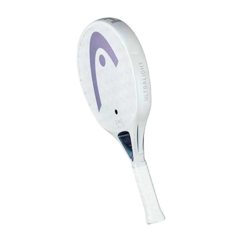 pala ligera de pádel head one ultralight blanco moderno