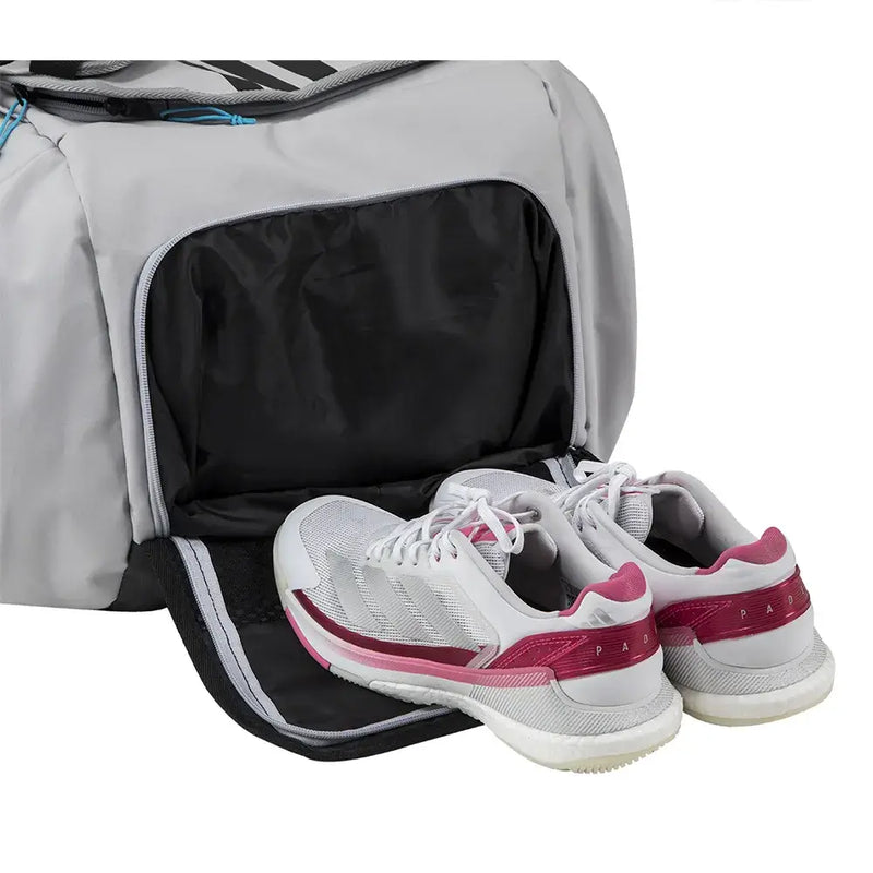 paletero adidas protour 3.4 blanco roto diseño moderno y sofisticado