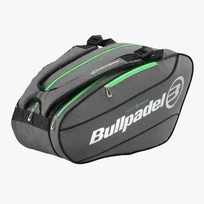 bolsa bullpadel paletero tour gris medio con diseño ergonómico