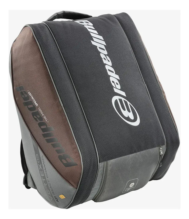 bullpadel paletero vertex 03 diseño premium con asas acolchadas negras