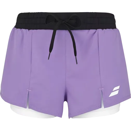 pantalón corto padel mujer con cintura ajustable y diseño deportivo