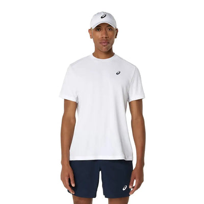 playera asics blanca court ss top hombre ropa deportiva ligera
