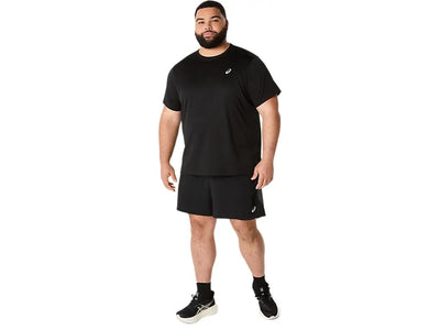 playera asics negra manga larga ligera para jugar pádel y tenis
