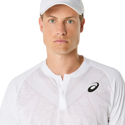 polo de alto rendimiento asics match actibreeze hombre para jugar tenis