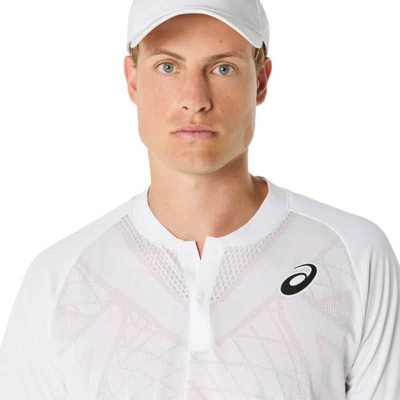 polo de alto rendimiento asics match actibreeze hombre para jugar tenis
