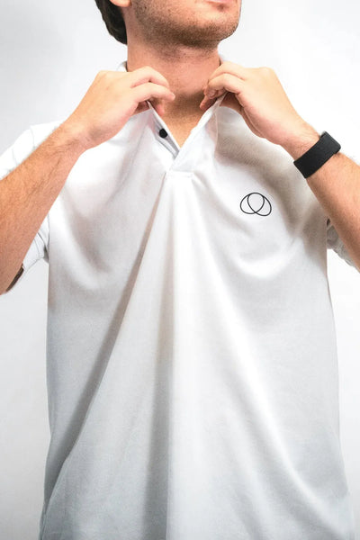 polo game day blanco tenis profesional con estilo moderno