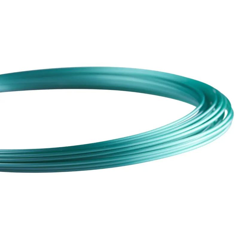 cuerda yonex polytour rev calibre 1.30 mm en color verde menta para control avanzado