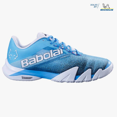 tenis babolat jet premura 2 lebron azul con suela michelin para pádel
