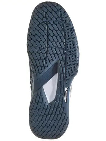  tenis babolat fury 3 gris blanco estilo moderno suela multicancha