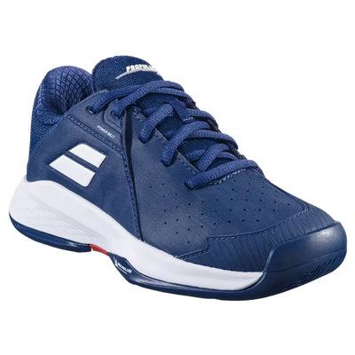 tenis babolat niño propulse junior azul all court diseño deportivo