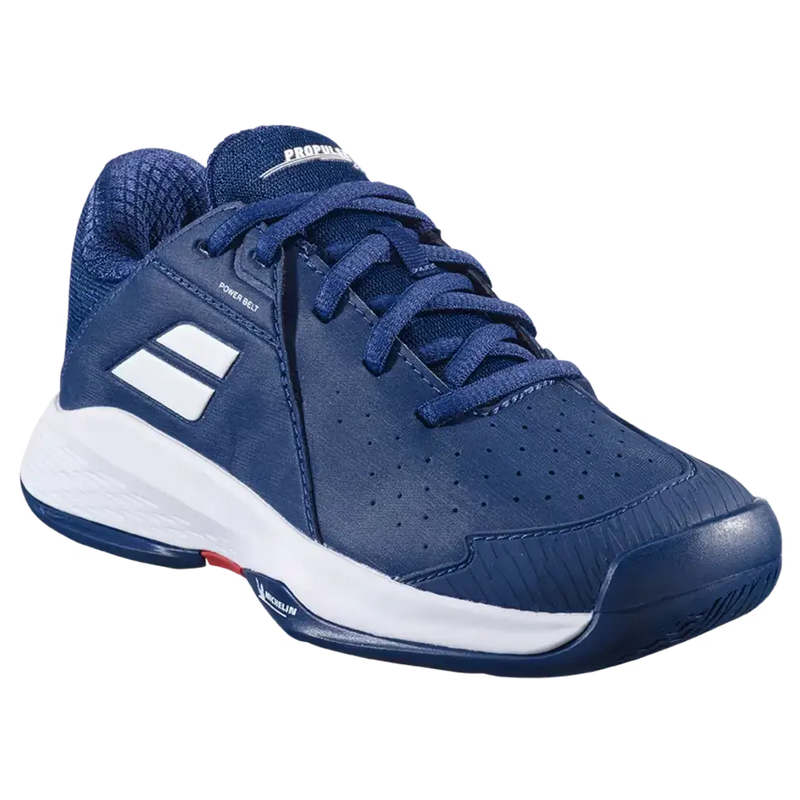 tenis babolat niño propulse junior azul all court diseño deportivo