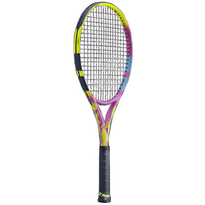 raqueta de tenis babolat pure aero rafa con potencia y efecto extremos