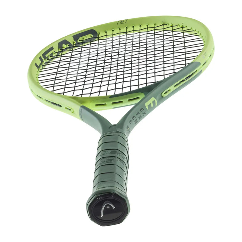 raqueta head extreme mp 2022 con gran respuesta al impacto, excelente para imprimir efectos y topspin en tenis moderno