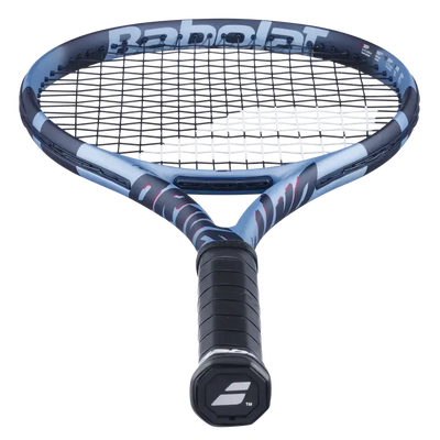 babolat pure drive gen11 raqueta tenis diseño azul metálico rojo borde