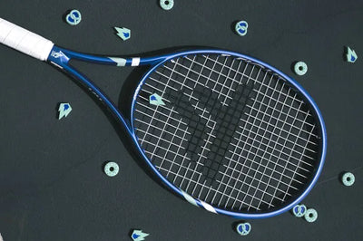 par de antivibradores tecnifibre flame con forma de flama estilizada