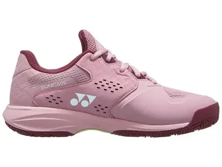 yonex sonicage 3 rosa humo calzado mujer para deportes de raqueta