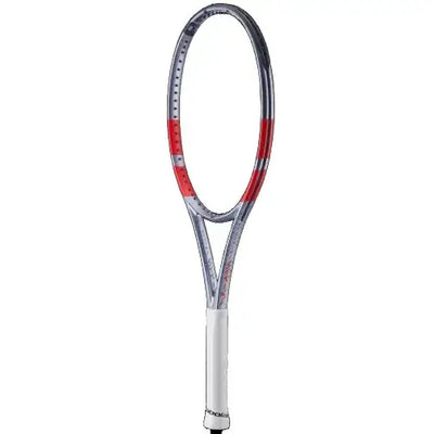 raqueta babolat pure strike 100 gris metalizado patrón abierto 16x19