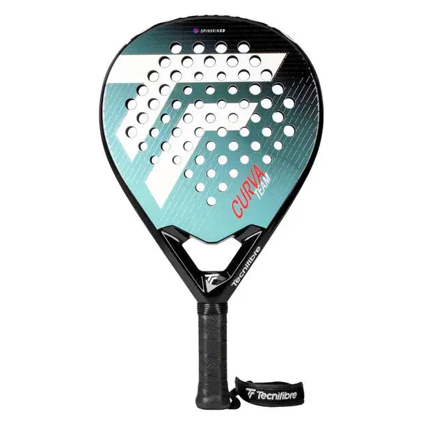 pala padel tecnifibre curva team peso ligero 345g para jugadores habituales