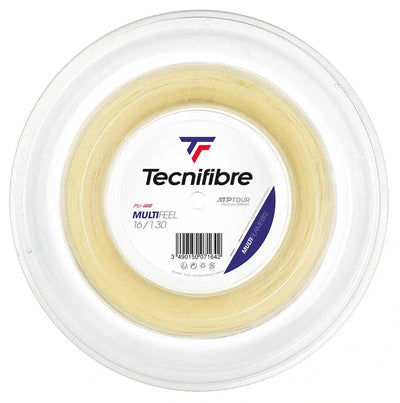 rollo cuerda tecnifibre multifeel 16 1.30 natural multifilamento