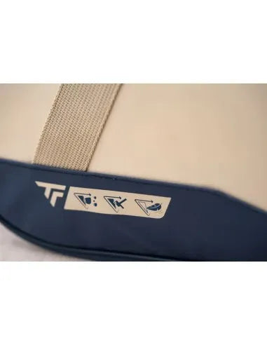 bolso tecnifibre x6 beige con bolsillo lateral para accesorios