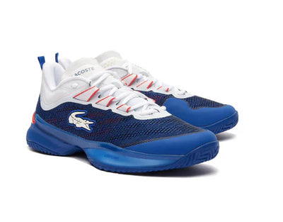  zapatillas tenis hombre lacoste ag-lt23 suela azul para pista dura