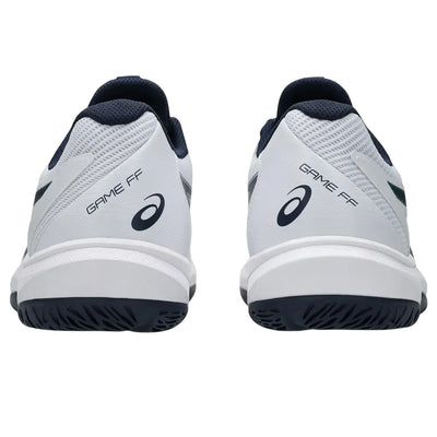 tenis para jugar tenis asics gel-game ff hombre blanco midnight
