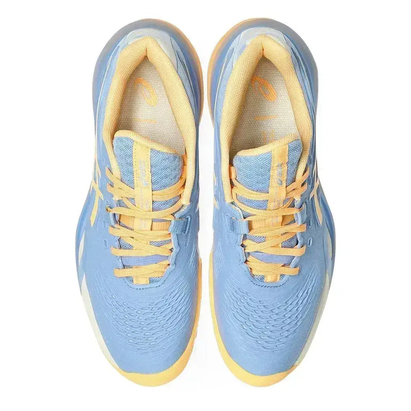 calzado padel profesional mujer asics gel-resolution x en tonos suaves