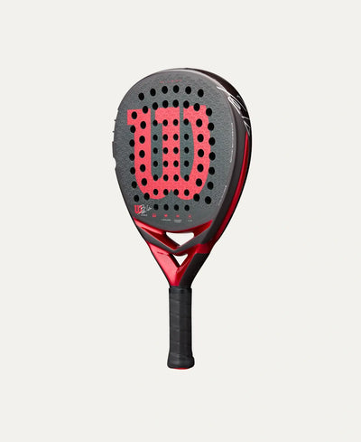  pala wilson bela pro 2 v3 padel avanzada color rojo con negro