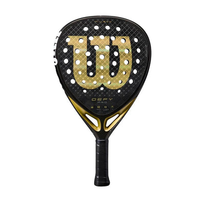pala wilson defy pro v1 padel color negro rojo diseño profesional
