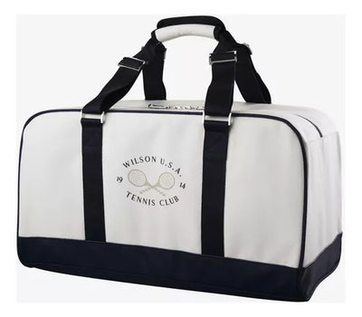 maleta wilson heritage 1914 duffel off white dark diseño vintage