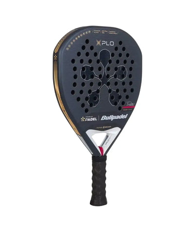 pala bullpadel xplo premier 2025 diseño negro mate con detalles dorados