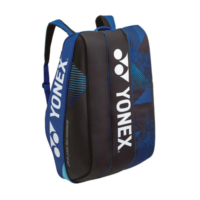raquetero yonex azul x12 con compartimiento ventilado para zapatillas