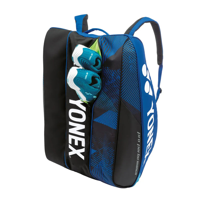 raquetero yonex profesional azul x12 ideal para torneos intensivos