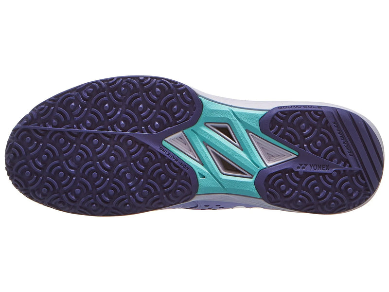 tenis yonex mujer sonicage 3 en lavanda con suela resistente
