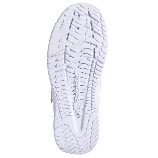 zapatillas babolat pulsion kid niña tenis rosa con blanco all court