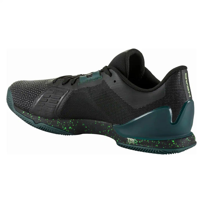 zapatillas head negras sprint pro 3.5 sf para tenis en polvo de ladrillo