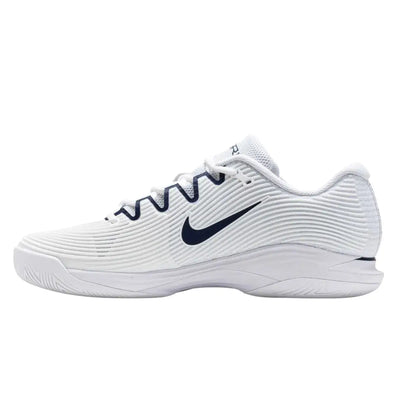 zapatillas nike vapor 12 para tenis blanco con negro y suela espiga