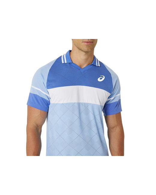 CAMISA ASICS MEN MATCH ACTIBREEZE SS TOP AZUL