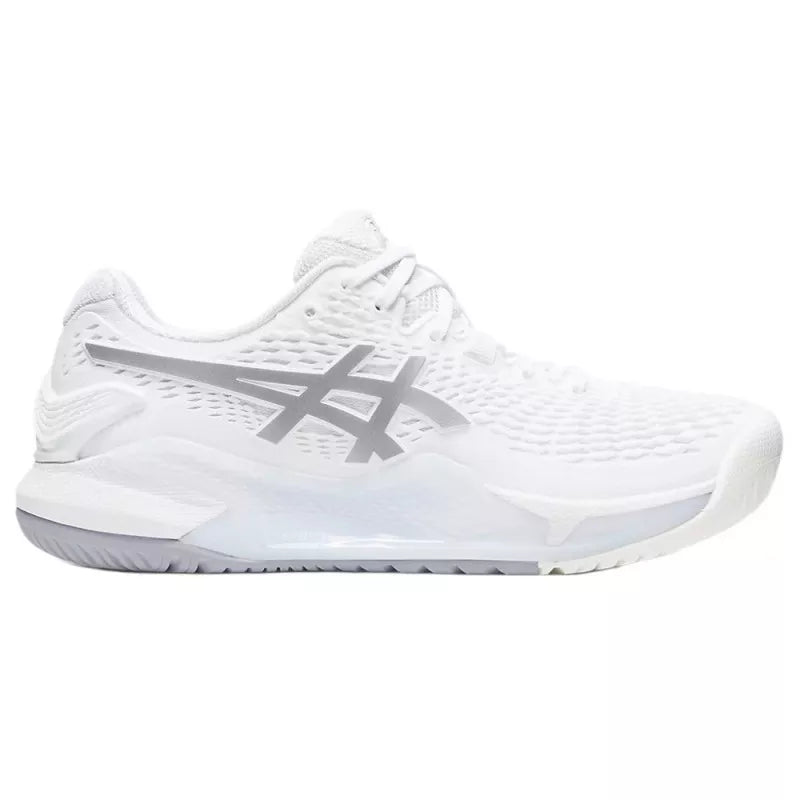 TENIS ASICS GEL-RESOLUTION 9 W WHITE/PURE SILVER