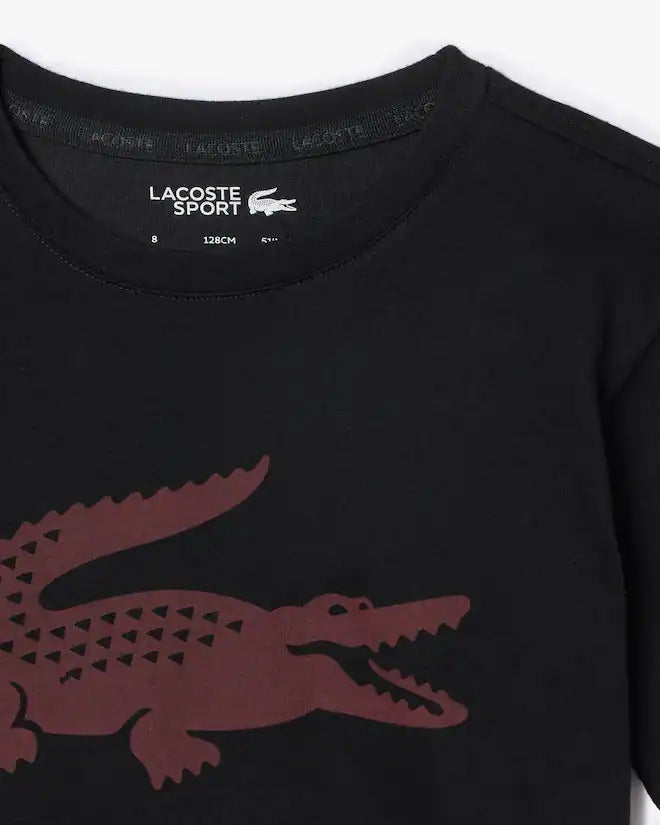 PLAYERA LACOSTE SPORT NEGRO JR