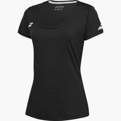 PLAYERA BABOLAT PLAY CAP SLEEVE TOP MUJER NEGRO