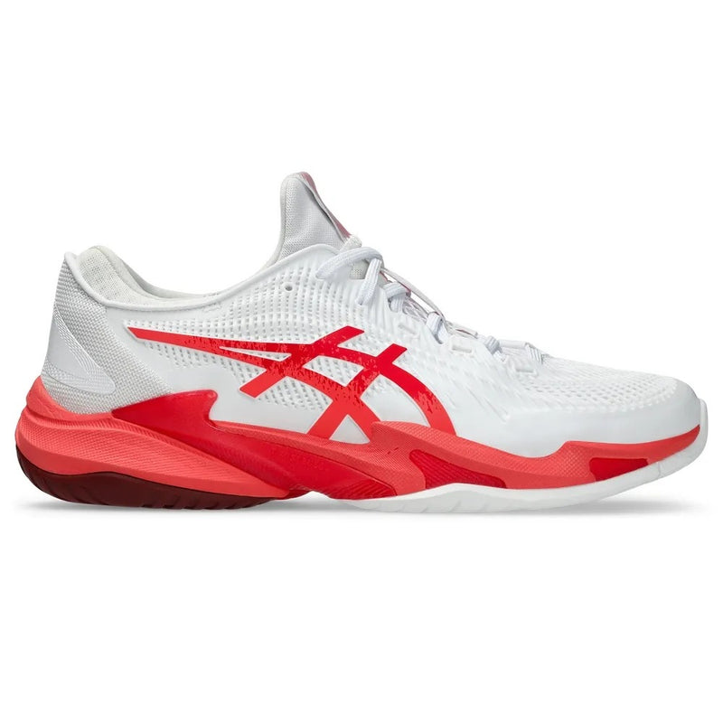 TENIS ASICS COURT FF 3 NOVAK WHITE/ELECTRIC RED