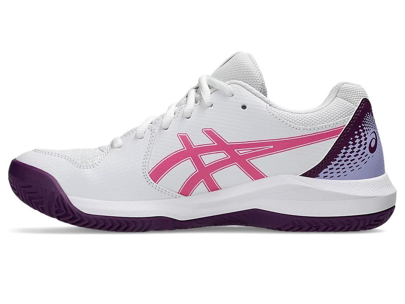 ASICS GEL-DEDICATE 8 PADEL WHITE / DRAGON FRUIT