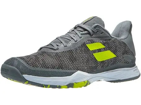 zapatillas tenis hombre babolat jet tere gris amarillo cancha dura