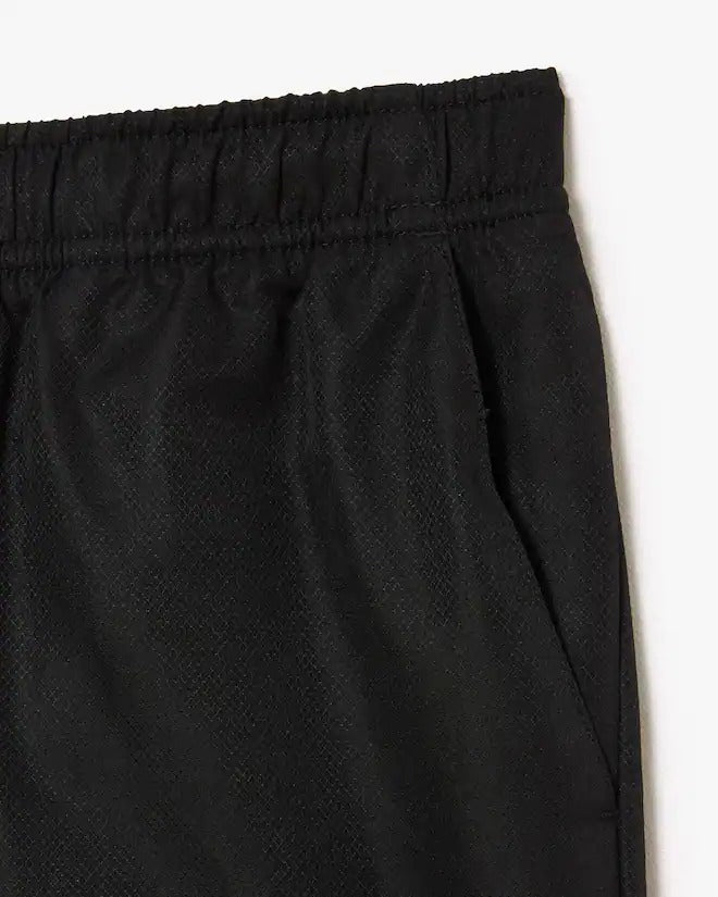 SHORT LACOSTE PARA NIÑOS NEGRO