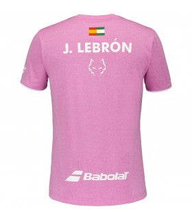 PLAYERA BABOLAT CREW NECK TEE LEBRON PINK